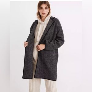 Madewell herringbone courton sweater coat - size small